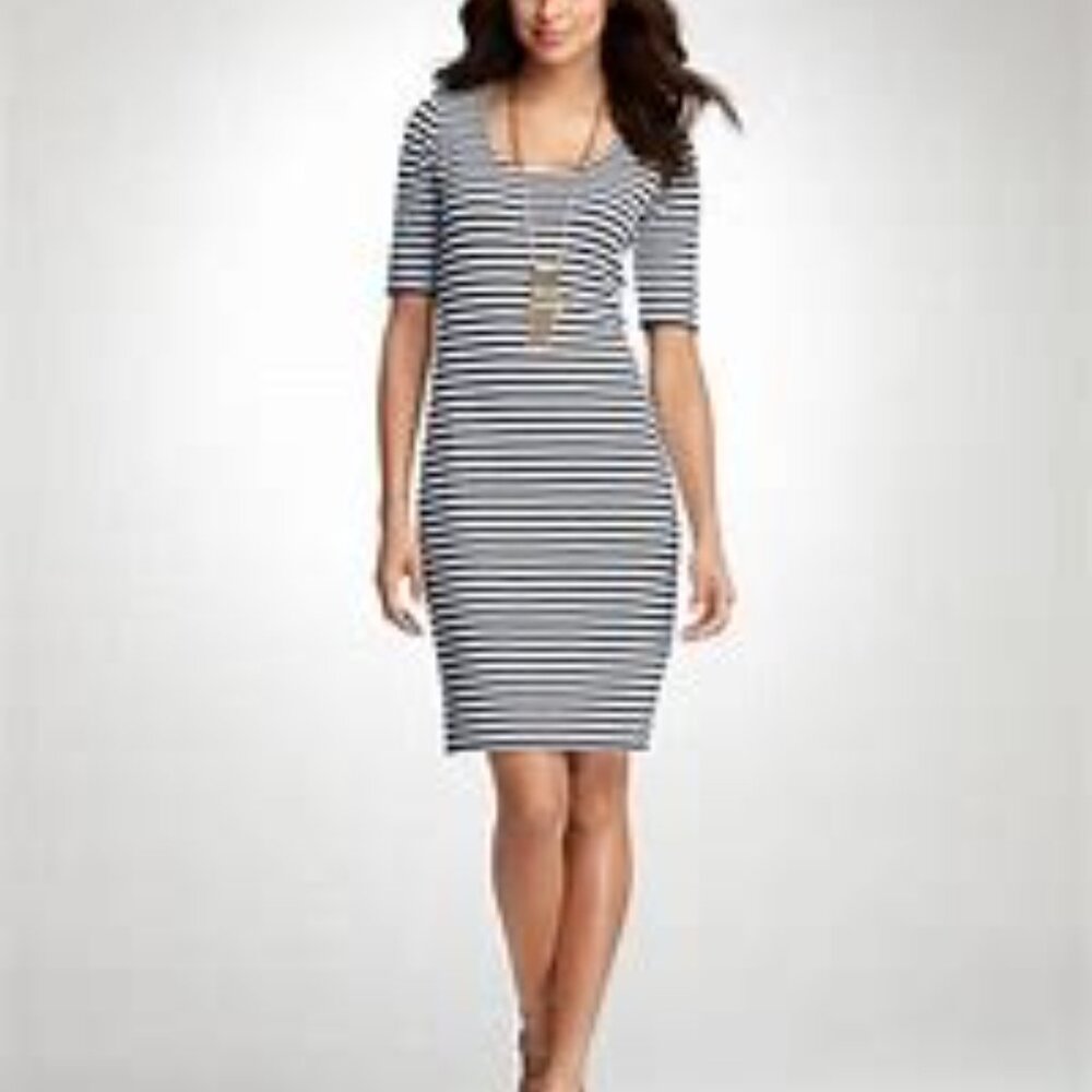 Ann Taylor Scoop Neck Sheath Dress